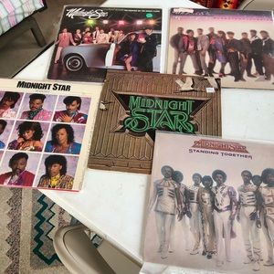 Midnight Star 5 Vinyl record bundle in good condition